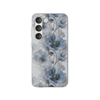 Thumbnail for Himalayan Blue Poppy - Flexi Cases for Samsung Galaxy S23, Samsung Galaxy S23 Plus, and Samsung Galaxy S23 Ultra