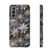 Thumbnail for Vintage Lace and Clematis Impact-Resistant Cases for Samsung Galaxy S21, Samsung Galaxy S21 Plus, and Samsung Galaxy S21 Ultra. Supports Wireless Charging.