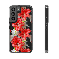 Thumbnail for *Clear Case* Enchanting Amaryllis - Samsung Galaxy S22, Samsung Galaxy S22 Plus, Samsung Galaxy S22 Ultra - Supports Wireless Charging