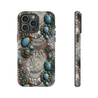 Thumbnail for Boho Agate and Lace Tough Case for iPhone 15, iPhone 15 Pro, iPhone 15 Plus, and iPhone 15 Pro Max