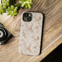 Thumbnail for White Lace and Cherry Blossoms Tough Case for iPhone 15, iPhone 15 Pro, iPhone 15 Plus, and iPhone 15 Pro Max