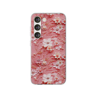 Thumbnail for Floral Champagne Toast - Flexi Cases for Samsung Galaxy S23, Samsung Galaxy S23 Plus, and Samsung Galaxy S23 Ultra