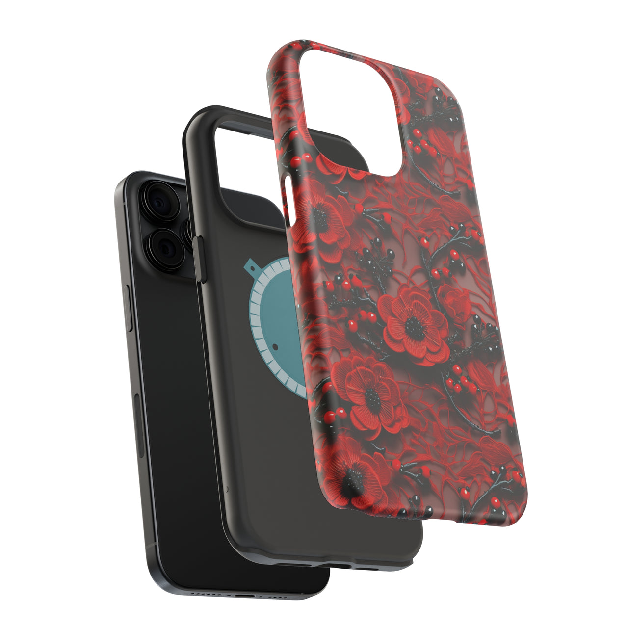 Scarlet Temptation - MagSafe Tough Case for iPhone 15, iPhone 15 Pro, iPhone 15 Plus, & iPhone 15 Pro Max