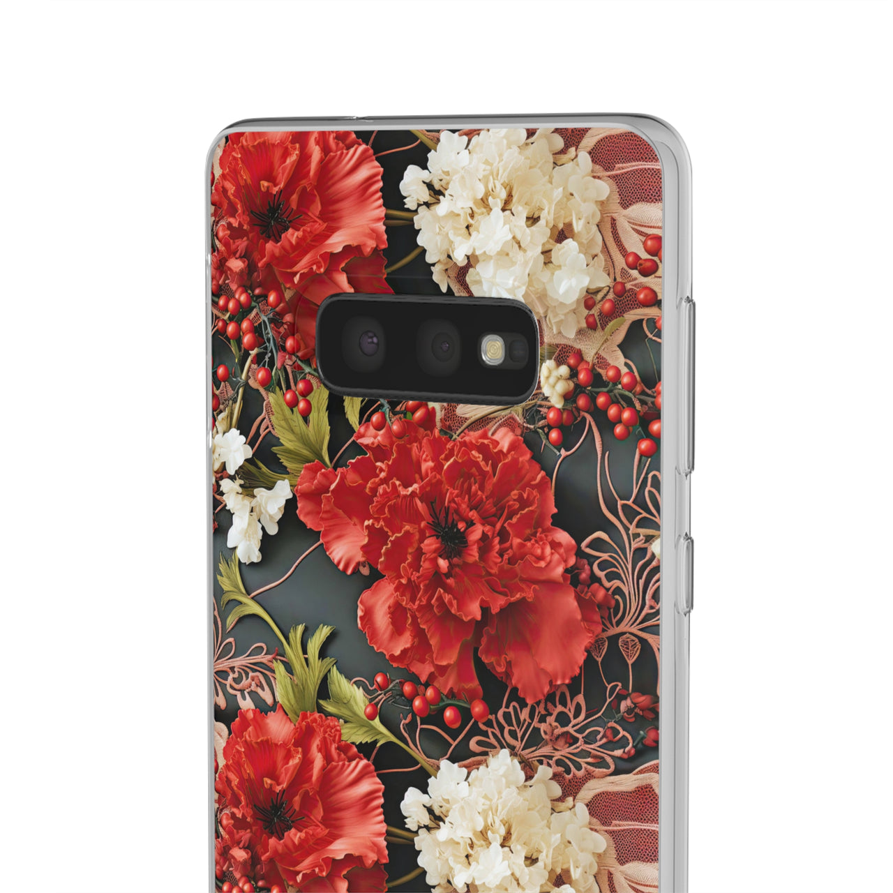 Carnation for January Birthday - Flexi Cases for Samsung Galaxy S10, Samsung Galaxy S10E, & Samsung Galaxy S10 Plus