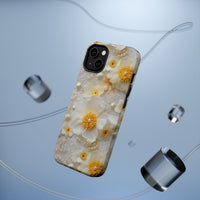 Thumbnail for Yellow and White Floral MagSafe Tough Cases for iPhone 14, iPhone 14 Pro, iPhone 14 Plus, and iPhone 14 Pro Max