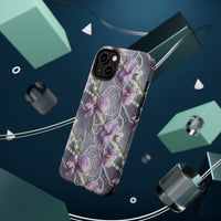 Thumbnail for Purple Sweet Pea MagSafe Tough Cases for iPhone 14, iPhone 14 Pro, iPhone 14 Plus, and iPhone 14 Pro Max