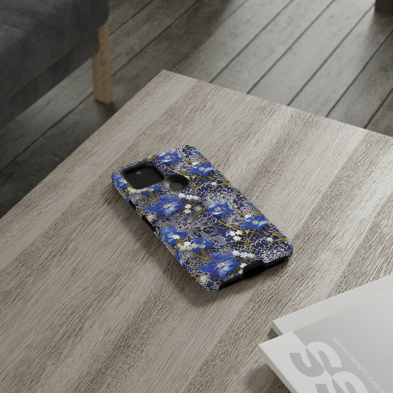 Cerulean Elegance Tough Case for Google Pixel 5 5G