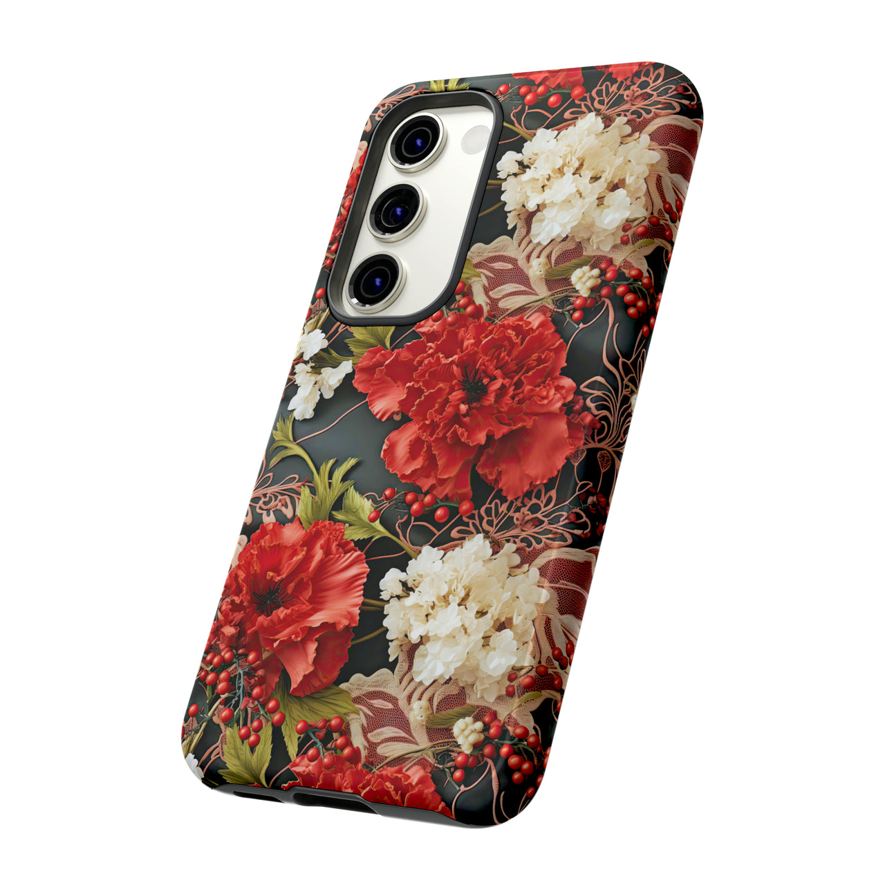 Carnation for January Birthday - Tough Case for Samsung Galaxy S23, Samsung Galaxy S23 Plus, and Samsung Galaxy S23 Ultra