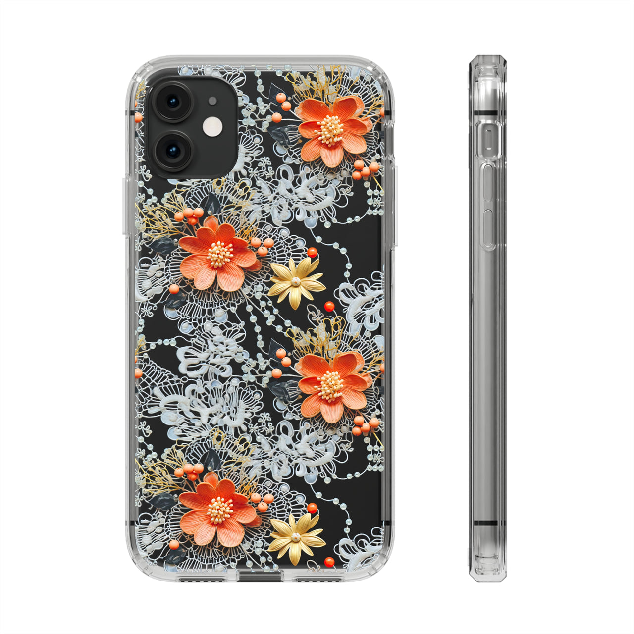 *Clear Case* Peach Perfection - iPhone 11, iPhone 11 Pro, iPhone 11 Pro Max - Supports Wireless Charging