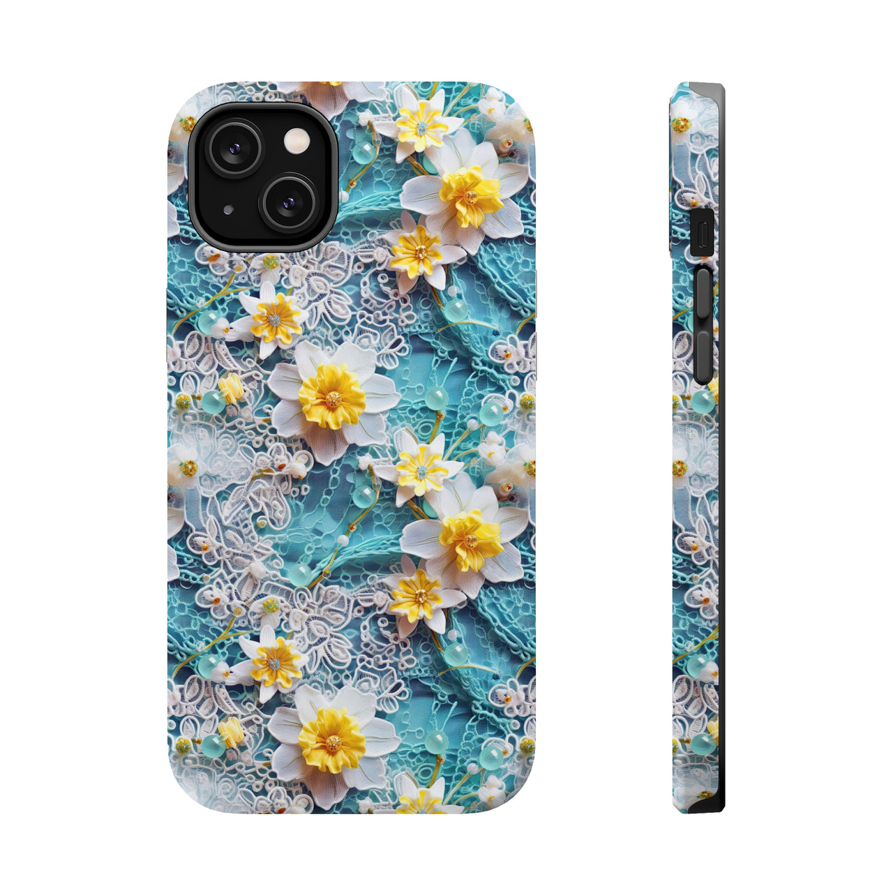 Daffodil for March Birthday - MagSafe Tough Case for iPhone 14, iPhone 14 Pro, iPhone 14 Plus, and iPhone 14 Pro Max