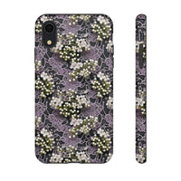 Thumbnail for White Flowers on a Purple Bed - Tough Cases for iPhone X, iPhone XR, iPhone XS, and iPhone XS MAX