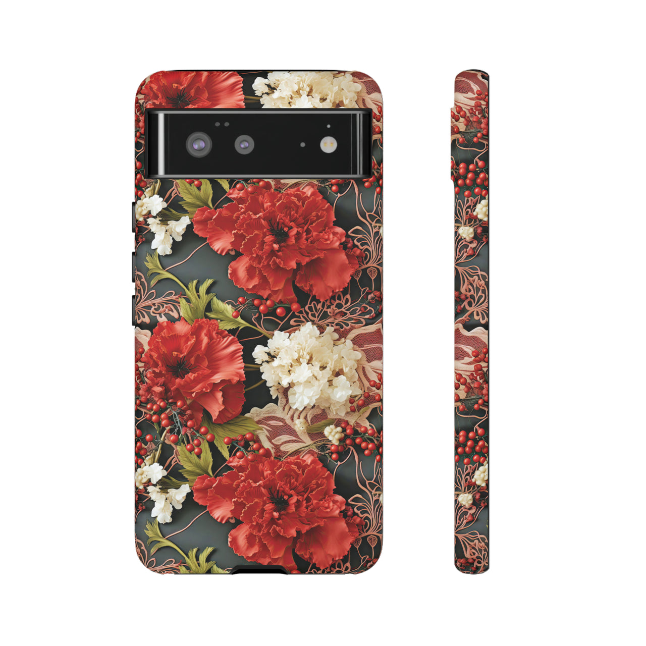 Carnation for January Birthday - Tough Case for Google Pixel 6 and Google Pixel 6 Pro