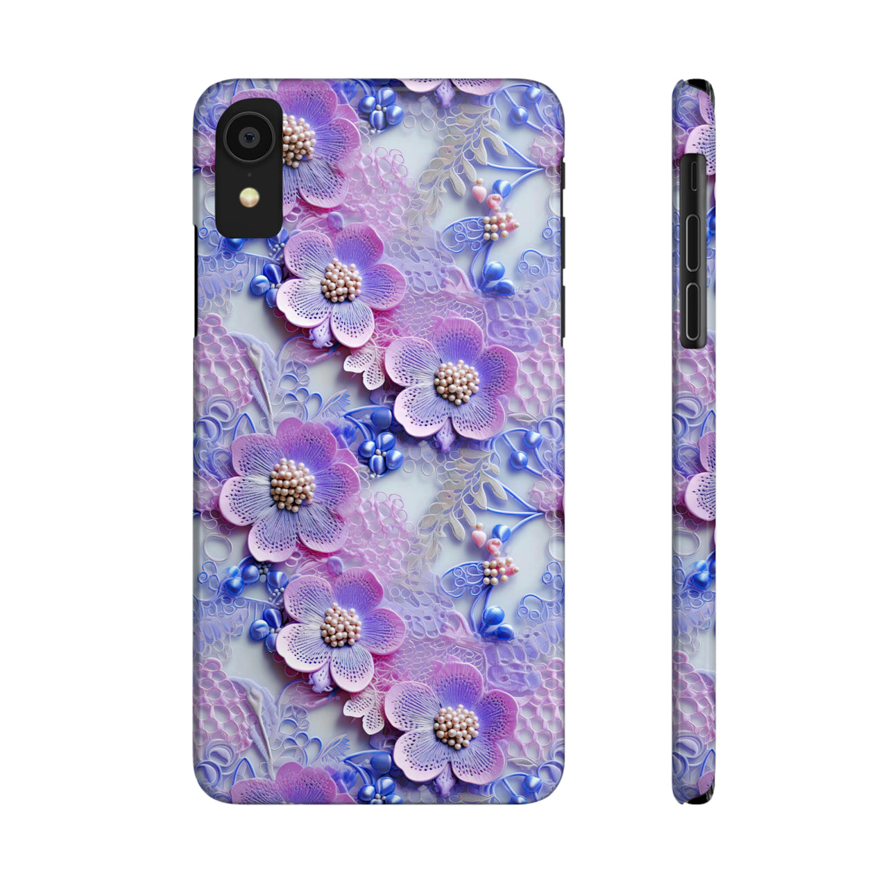 Pink and Purple Harmony - Slim Phone Cases for iPhone X, iPhone XR, iPhone XS, and iPhone XS MAX