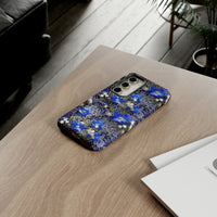 Thumbnail for Cerulean Elegance Tough Case for Samsung Galaxy S23, Samsung Galaxy S23 Plus, and Samsung Galaxy S23 Ultra