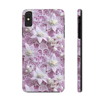 Thumbnail for Coquette Clematis Tough Phone Cases for iPhone X, iPhone XR, iPhone XS, and iPhone XS MAX. Supports Wireless Charging.