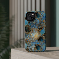 Thumbnail for Gemstones and Gold Lace MagSafe Tough Cases for iPhone 13, iPhone 13 Mini, iPhone 13 Pro, and iPhone 13 Pro Max.