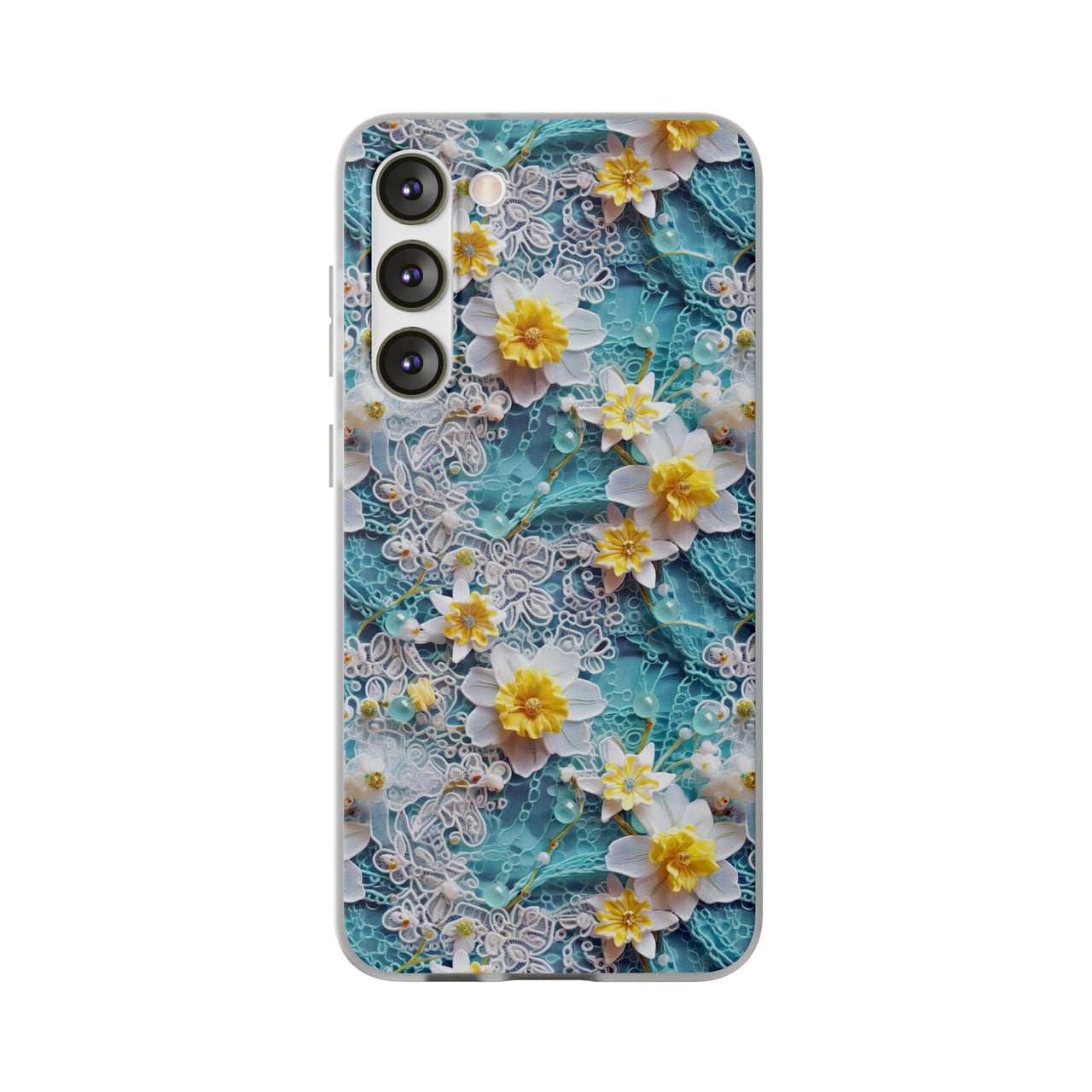 Daffodil for March Birthday - Flexi Cases for Samsung Galaxy S23, Samsung Galaxy S23 Plus, and Samsung Galaxy S23 Ultra