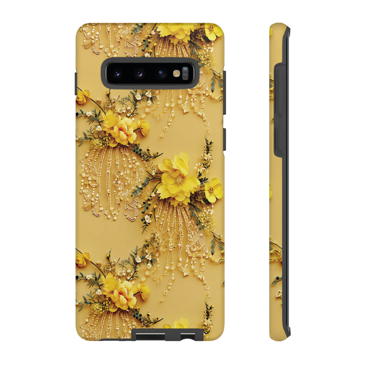 Floral Sunshine Tough Case for Samsung Galaxy S10, Samsung Galaxy S10E, and Samsung Galaxy S10 Plus