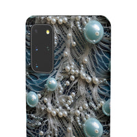 Thumbnail for Sea Foam Lace and Pearls - Snap Case for Samsung Galaxy S20, Samsung Galaxy S20+, Samsung Galaxy S20 Ultra, & Samsung Galaxy S20 FE