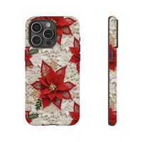 Thumbnail for Christmas Poinsettia Tough Case for iPhone 15, iPhone 15 Pro, iPhone 15 Plus, and iPhone 15 Pro Max