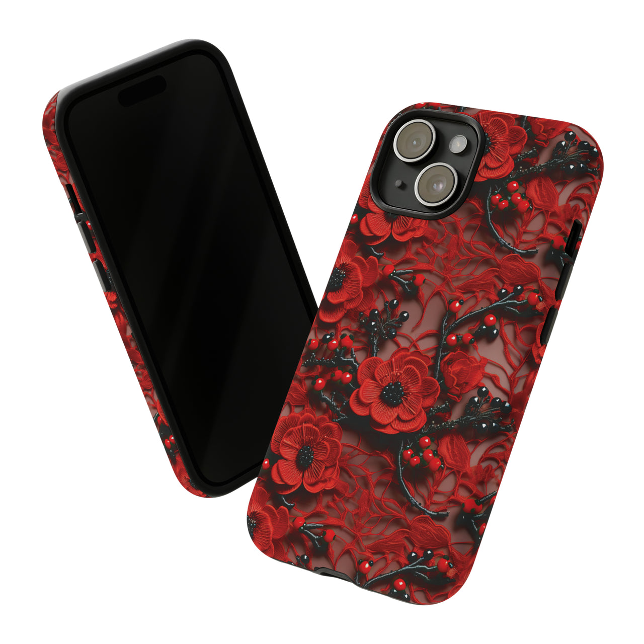 Scarlet Temptation Tough Case for iPhone 15, iPhone 15 Pro, iPhone 15 Plus, and iPhone 15 Pro Max