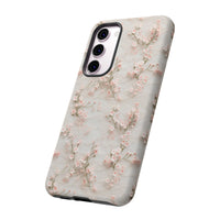 Thumbnail for White Lace and Cherry Blossoms Tough Cases for Samsung Galaxy S23, Samsung Galaxy S23 Plus, and Samsung Galaxy S23 Ultra