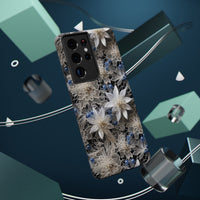 Thumbnail for Vintage Lace and Clematis Impact-Resistant Cases for Samsung Galaxy S21, Samsung Galaxy S21 Plus, and Samsung Galaxy S21 Ultra. Supports Wireless Charging.