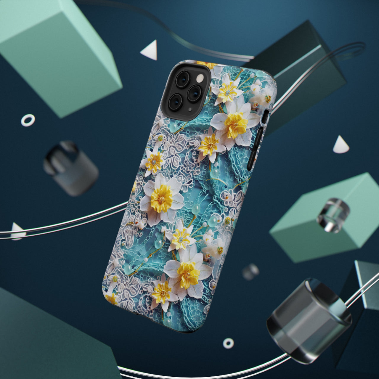 Daffodil for March Birthday - Impact-Resistant Cases for iPhone 11, iPhone 11 Pro, and iPhone 11 Pro Max. Supports Wireless Charging.