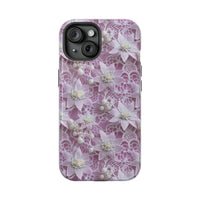 Thumbnail for Pink Coquette Clematis - MagSafe Tough Case for iPhone 15, iPhone 15 Pro, iPhone 15 Plus, & iPhone 15 Pro Max