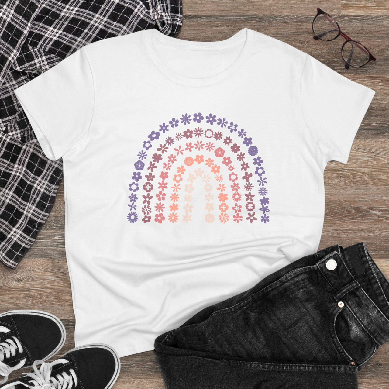 Rainbow Days - Women's Midweight Cotton Tee