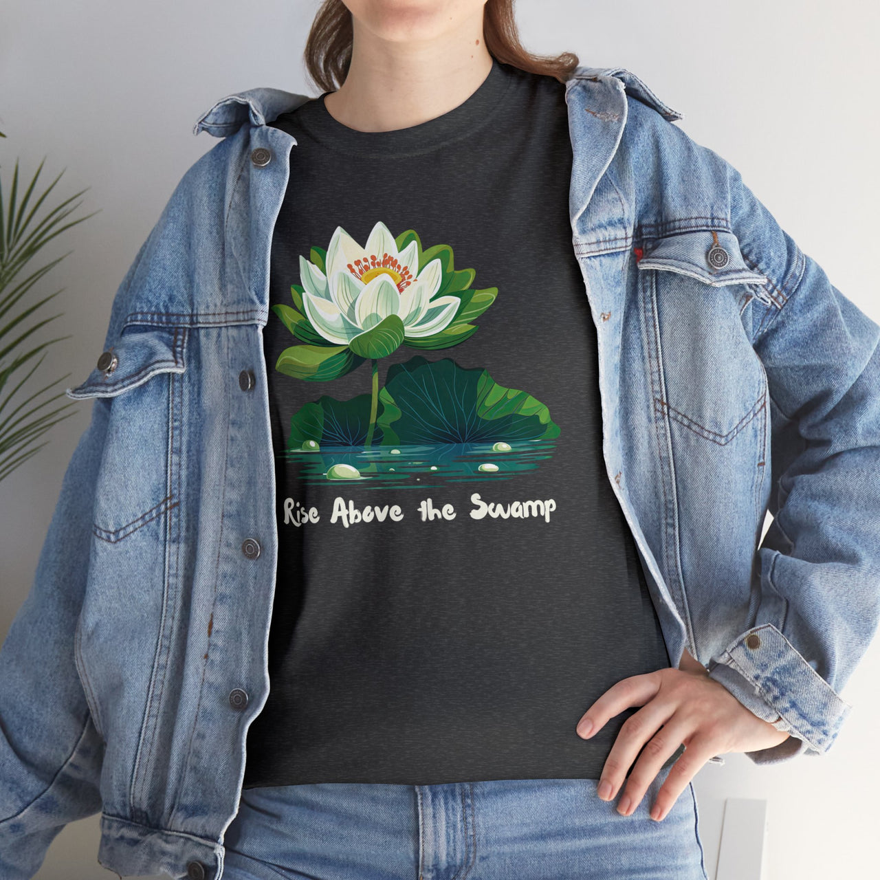 "Rise Above the Swamp" Unisex Heavy Cotton Tee