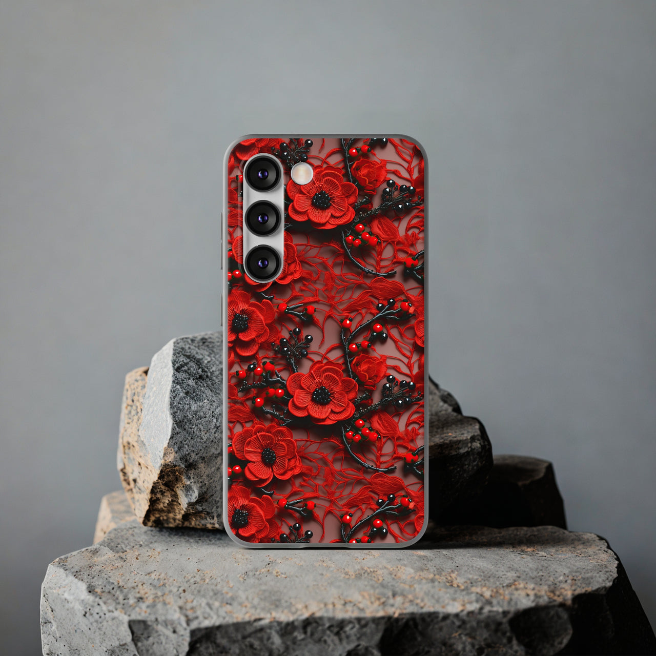 Scarlet Temptation - Flexi Cases for Samsung Galaxy S23, Samsung Galaxy S23 Plus, and Samsung Galaxy S23 Ultra