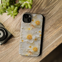 Thumbnail for White and Yellow Floral - MagSafe Tough Case for iPhone 15, iPhone 15 Pro, iPhone 15 Plus, & iPhone 15 Pro Max