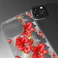 Thumbnail for *Clear Case* Enchanting Amaryllis - iPhone 13, iPhone 13 Mini, iPhone 13 Pro, iPhone 13 Pro Max - Supports Wireless Charging