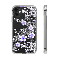 Thumbnail for *Clear Case* Purple Petals - iPhone 11, iPhone 11 Pro, iPhone 11 Pro Max - Supports Wireless Charging