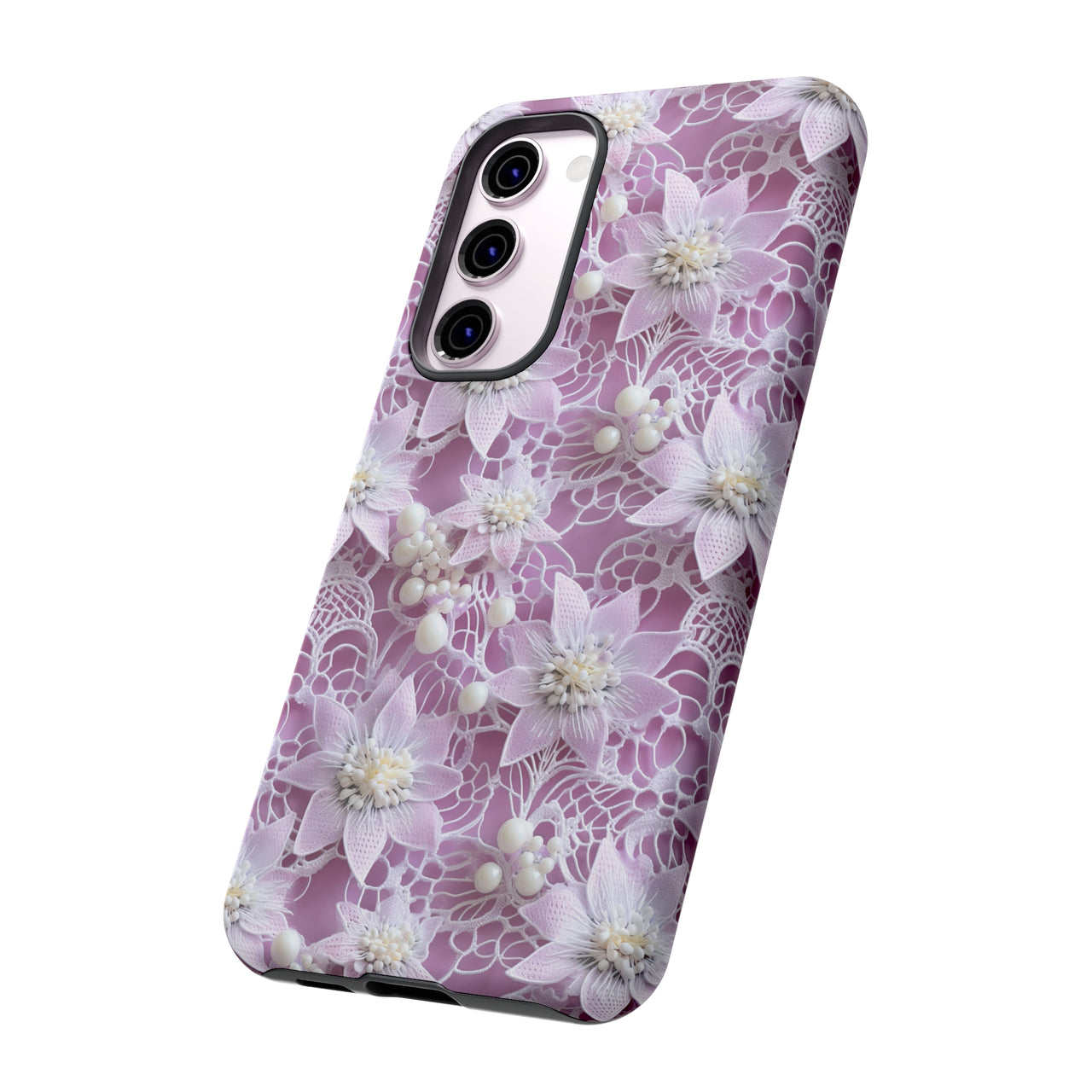 Coquette Clematis Tough Cases for Samsung Galaxy S23, Samsung Galaxy S23 Plus, and Samsung Galaxy S23 Ultra