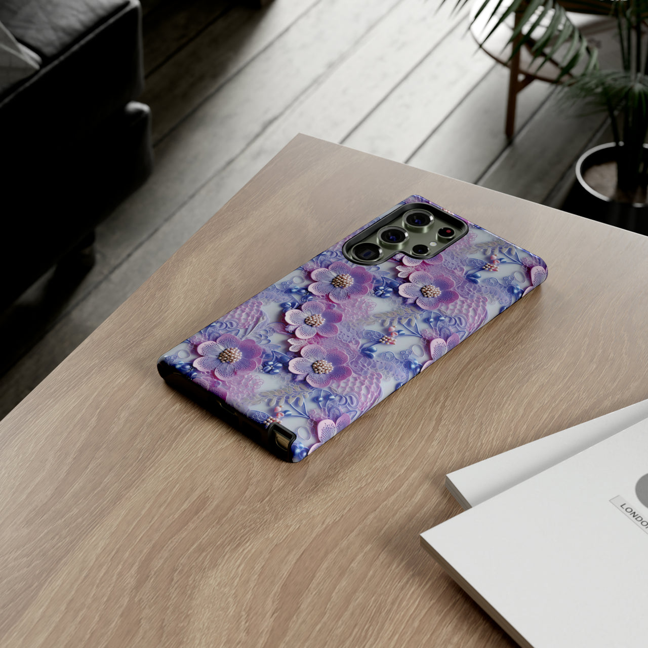 Pink and Purple Harmony - Tough Case for Samsung Galaxy S23, Samsung Galaxy S23 Plus, and Samsung Galaxy S23 Ultra