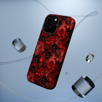 Thumbnail for Gothic Rose MagSafe Tough Cases for iPhone 13, iPhone 13 Mini, iPhone 13 Pro, and iPhone 13 Pro Max.