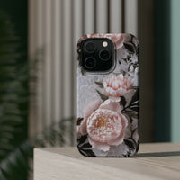 Thumbnail for Pink Peony MagSafe Tough Cases for iPhone 14, iPhone 14 Pro, iPhone 14 Plus, and iPhone 14 Pro Max