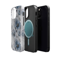 Thumbnail for Himalayan Blue Poppy MagSafe Tough Cases for iPhone 13, iPhone 13 Mini, iPhone 13 Pro, and iPhone 13 Pro Max.