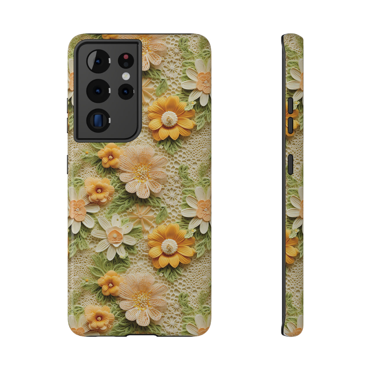 Meadow Sunshine - Impact-Resistant Case for Samsung Galaxy S21, Samsung Galaxy S21 Plus, and Samsung Galaxy S21 Ultra. Supports Wireless Charging.