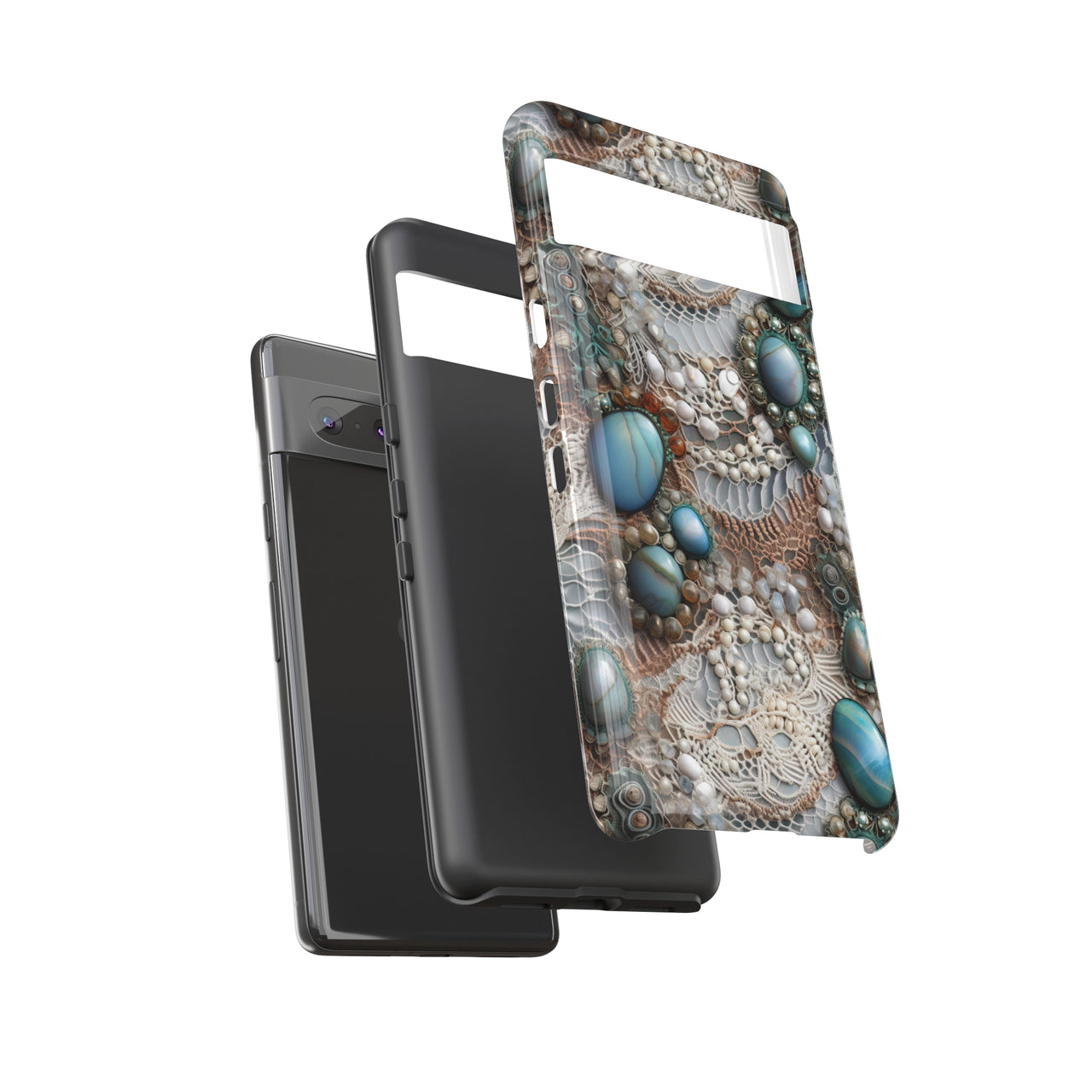 Boho Agate and Lace Tough Case for Google Pixel 7