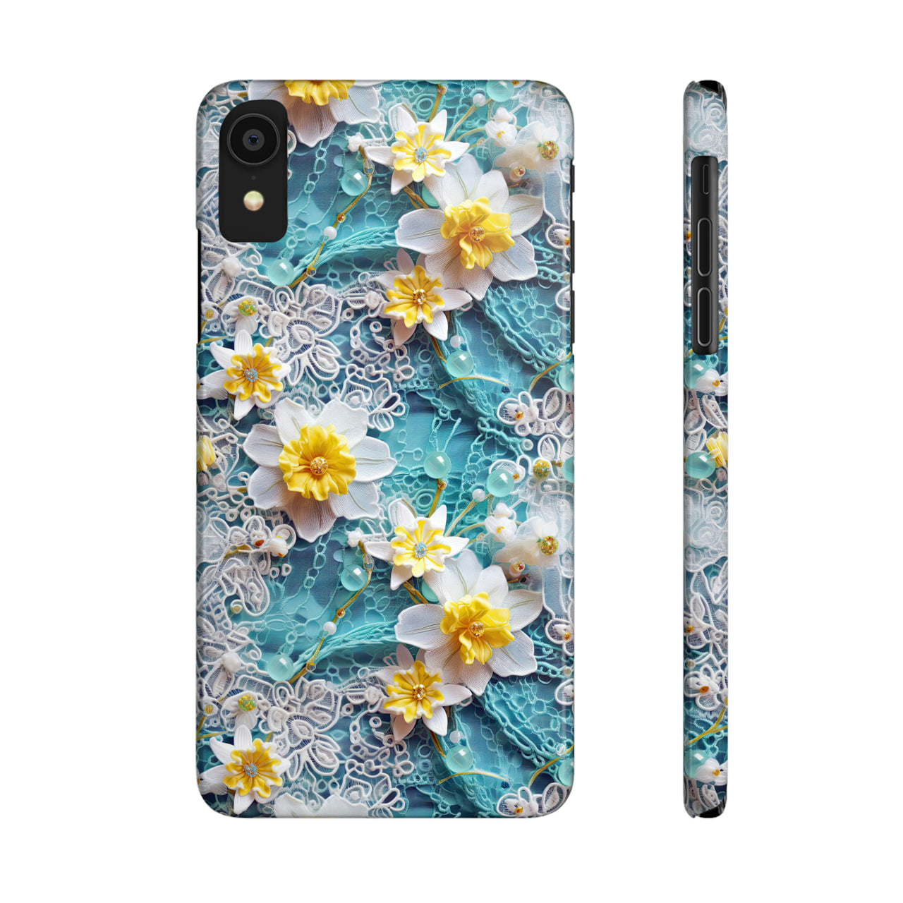 Daffodil for March Birthday - Slim Phone Cases for iPhone X, iPhone XR, iPhone XS, and iPhone XS MAX