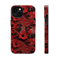 Thumbnail for Scarlet Temptation MagSafe Tough Cases for iPhone 13, iPhone 13 Mini, iPhone 13 Pro, and iPhone 13 Pro Max.