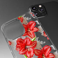 Thumbnail for *Clear Case* Enchanting Amaryllis - iPhone 13, iPhone 13 Mini, iPhone 13 Pro, iPhone 13 Pro Max - Supports Wireless Charging