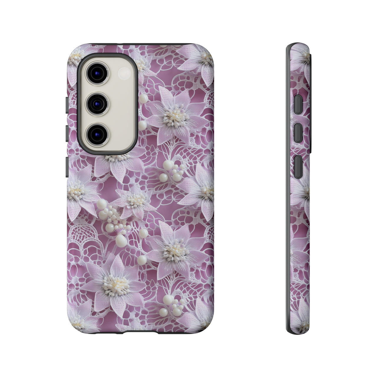 Coquette Clematis Tough Cases for Samsung Galaxy S23, Samsung Galaxy S23 Plus, and Samsung Galaxy S23 Ultra