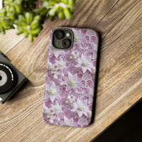 Thumbnail for Pink Coquette Clematis Tough Case for iPhone 15, iPhone 15 Pro, iPhone 15 Plus, and iPhone 15 Pro Max