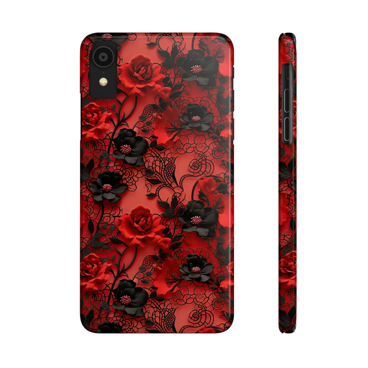 Gothic Rose - Slim Phone Cases for iPhone X, iPhone XR, iPhone XS, and iPhone XS MAX