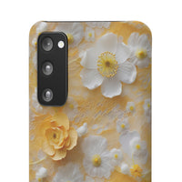 Thumbnail for Yellow Floral - Snap Case for Samsung Galaxy S20, Samsung Galaxy S20+, Samsung Galaxy S20 Ultra, & Samsung Galaxy S20 FE