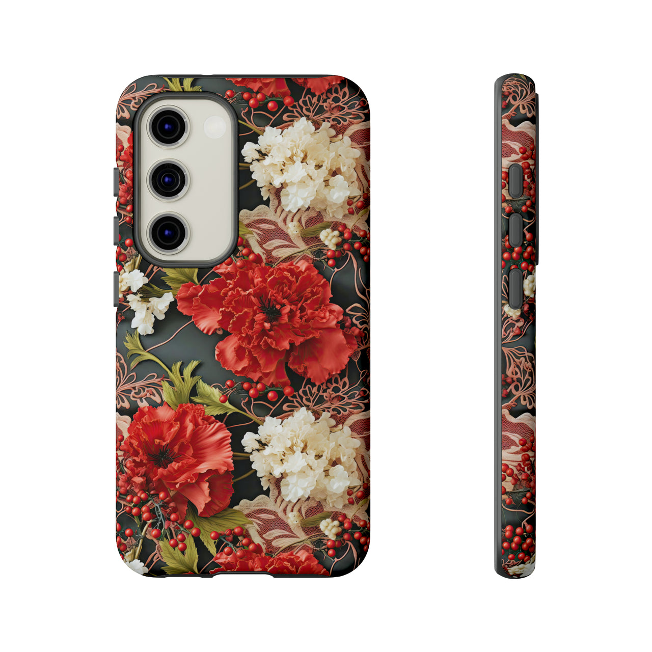 Carnation for January Birthday - Tough Case for Samsung Galaxy S23, Samsung Galaxy S23 Plus, and Samsung Galaxy S23 Ultra